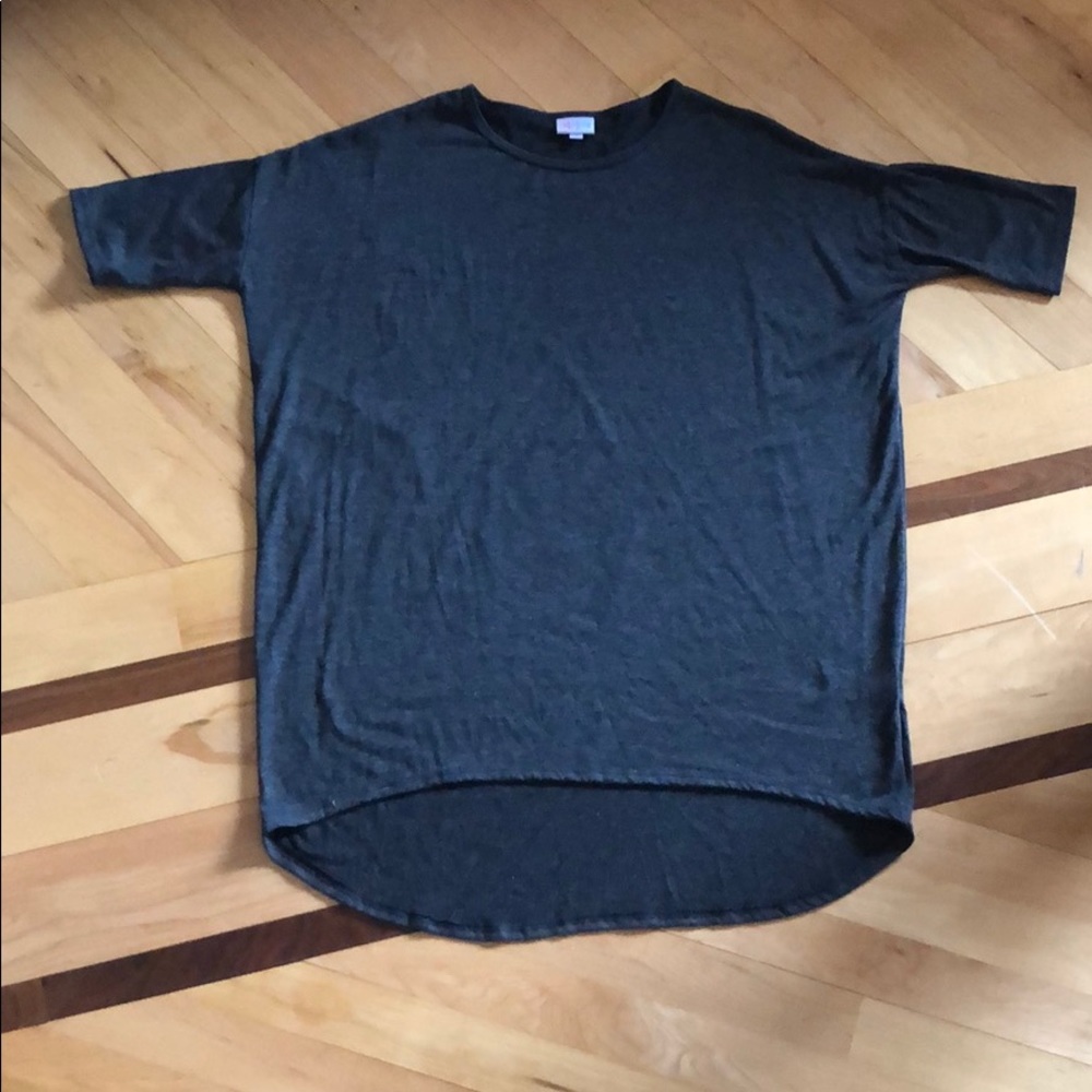 Lularoe gray short sleeve shirt